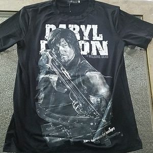 Walking Dead Daryl black tee shirt